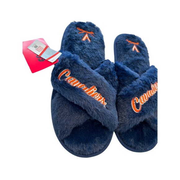 Cozy NCAA Virginia Cavaliers Cross Slides Navy L" - Picture 9 of 10